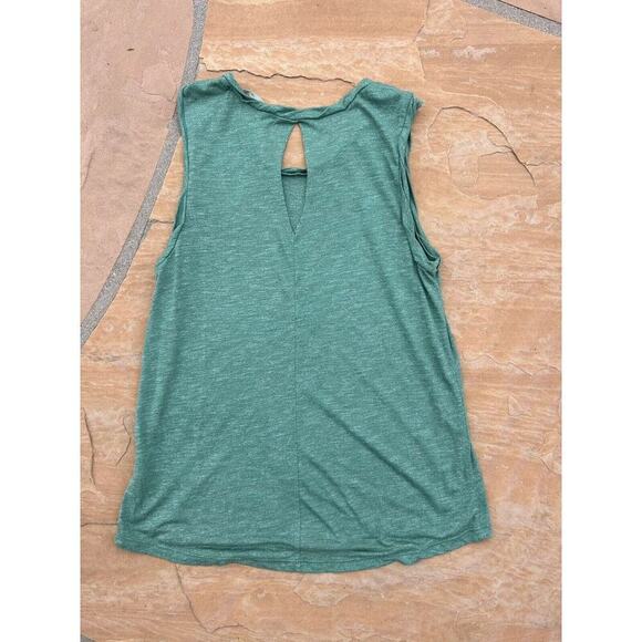 Michael Stars Basic Olive Green Cotton Modal Tank Top OS Minimalist Capsule MF - Picture 3 of 3